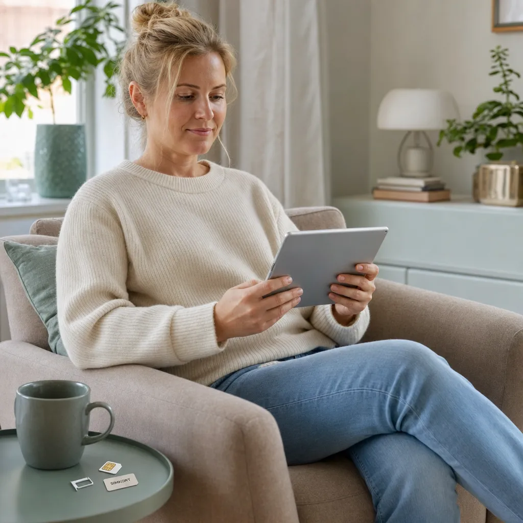 Smartwatch och surfplatta uppkopplade samtidigt — extra simkort